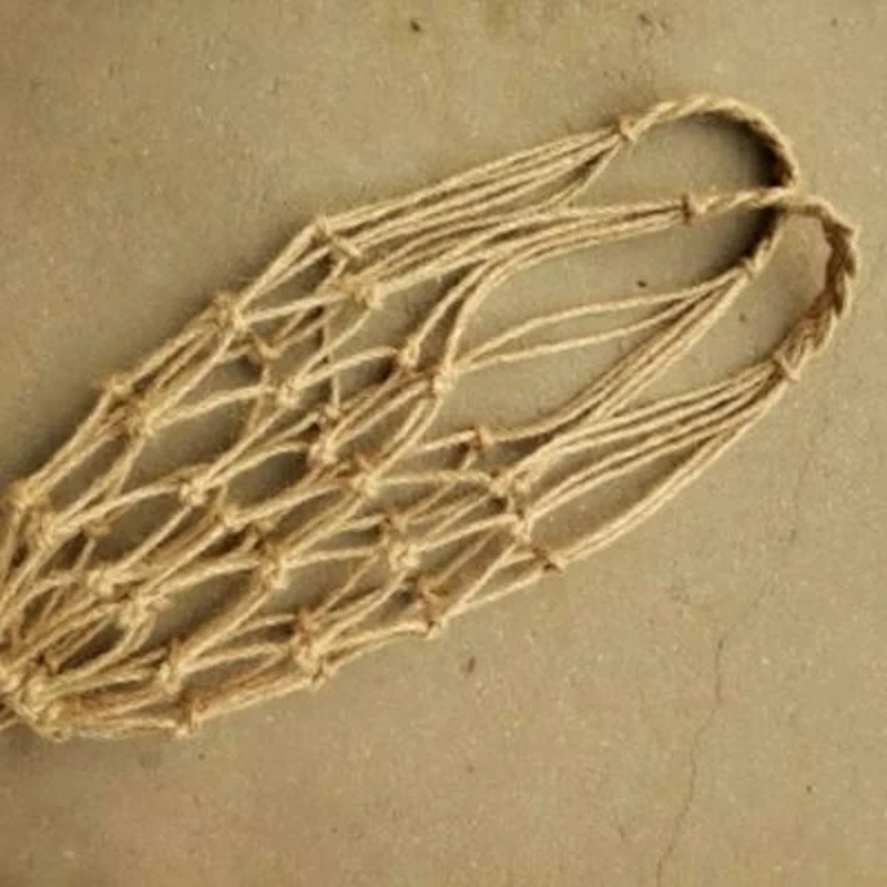 Natural hemp rope net bag Large net bag Garden style watermelon sales net bag Vintage storage bag
Natural hemp rope net bag Large net bag Garden style watermelon sales net bag Vintage storage bag