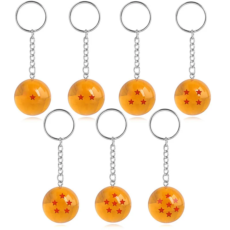 Dragon Ball Anime Resin Glass Ball Seven Star Dragon Ball Keychain Bag Key Ring Ornament Accessories Children Toys Birthday Gift
Dragon Ball Anime Resin Glass Ball Seven Star Dragon Ball Keychain Bag Key Ring Ornament Accessories Children Toys Birthday Gift