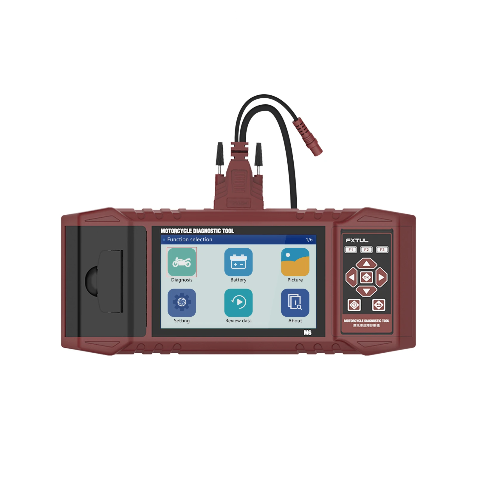 Диагностический сканер FXTUL M6 OBD2 для мотоциклов, устройство для чтения кодов неисправностей и передачи данных, подходит для SUZUKI Honda KAWASAKI KTM
Диагностический сканер FXTUL M6 OBD2 для мотоциклов, устройство для чтения кодов неисправностей и передачи данных, подходит для SUZUKI Honda KAWASAKI KTM