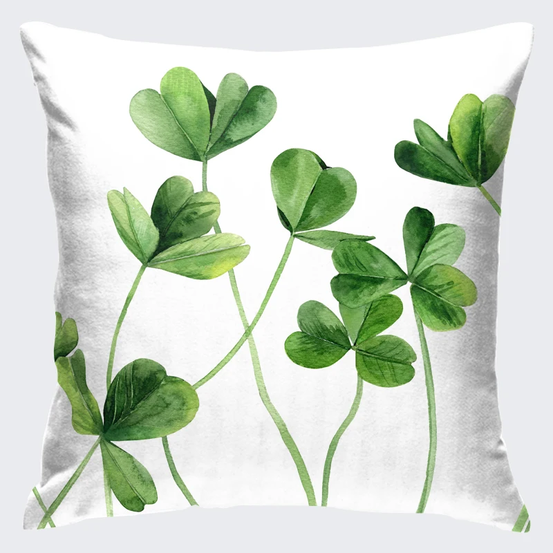 Pastoral style fresh summer four-leaf clover printed cushion cover printed cushion cover pink green yellow pillow cover modern N
Pastoral style fresh summer four-leaf clover printed cushion cover printed cushion cover pink green yellow pillow cover modern N