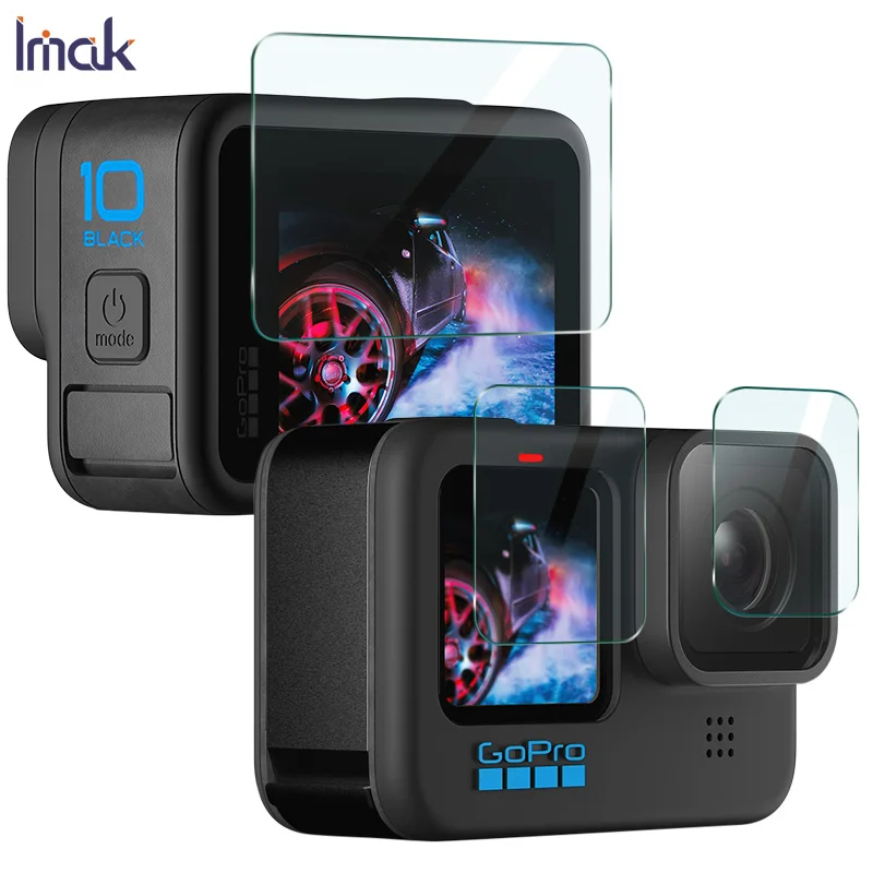 Imak 1 комплект защитная пленка из стекла устойчивая к истиранию для GoPro Hero 10 черное закаленное стекло переднее + заднее + объектив HD прозрачное
Imak 1 комплект защитная пленка из стекла устойчивая к истиранию для GoPro Hero 10 черное закаленное стекло переднее + заднее + объектив HD прозрачное
