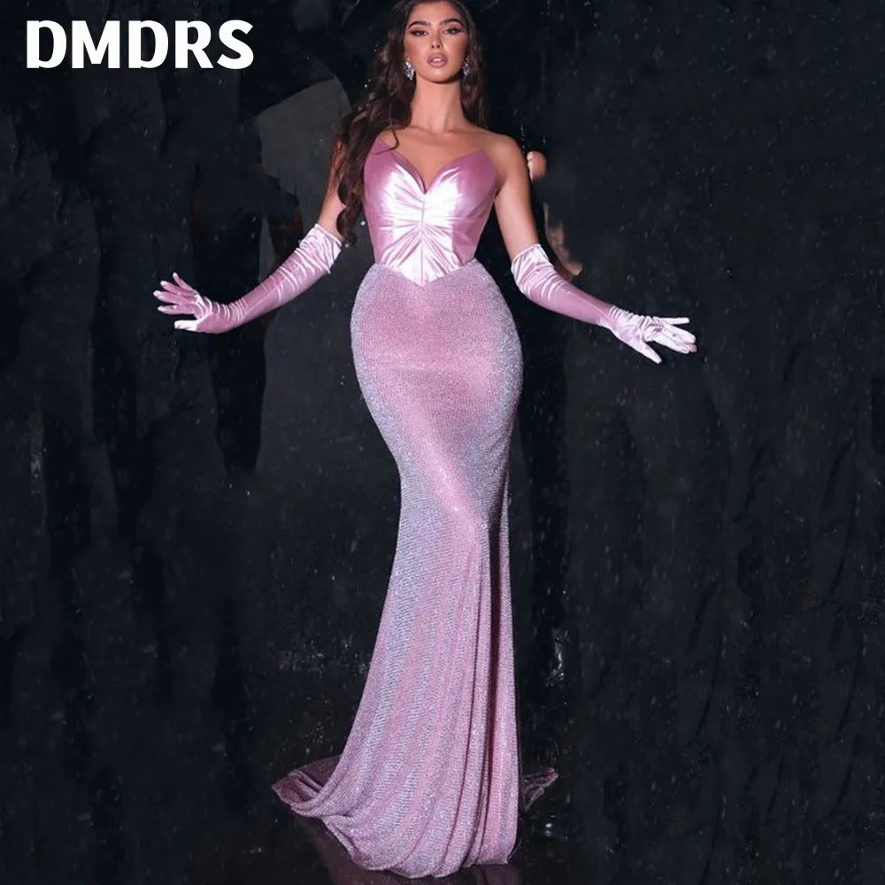 Sexy Strapless Evening Dress Mermaid Sleeveless Wedding Party Gown Shiny Sequin Floor Length Formal Party Dresses
Sexy Strapless Evening Dress Mermaid Sleeveless Wedding Party Gown Shiny Sequin Floor Length Formal Party Dresses