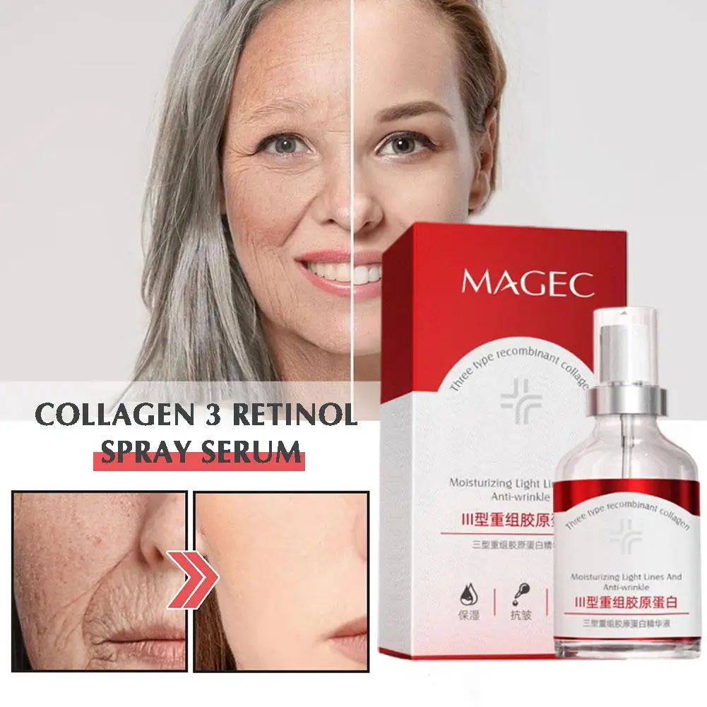Collagen 3 Retinol Spray Serum Anti Aging Moisturizing Lines Brighten Remove Fine Whitening Wrinkle Face Fade O7Q0 
Collagen 3 Retinol Spray Serum Anti Aging Moisturizing Lines Brighten Remove Fine Whitening Wrinkle Face Fade O7Q0