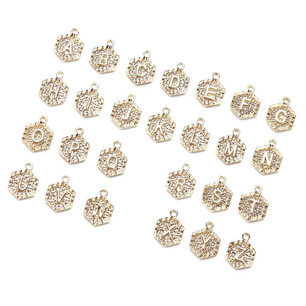 26Pcs Delicate Charm Pendants Decorative English Pendants Capital Letter Pendants
26Pcs Delicate Charm Pendants Decorative English Pendants Capital Letter Pendants