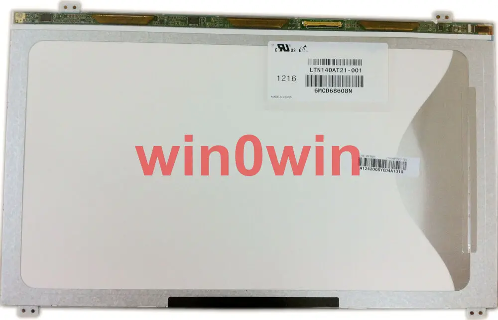 For LTN140AT21 601 fit LTN140AT21 001 LTN140AT21 T01 LTN140AT21 002 LCD SCREEN PANEL
For LTN140AT21 601 fit LTN140AT21 001 LTN140AT21 T01 LTN140AT21 002 LCD SCREEN PANEL
