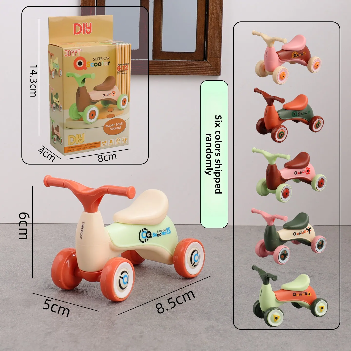 Миниатюрный Милый Самокат-балансир: Игровой Набор Для Кукольного Домика, Модная Пластиковая Мультяшная Модель Для Взрослых
Миниатюрный Милый Самокат-балансир: Игровой Набор Для Кукольного Домика, Модная Пластиковая Мультяшная Модель Для Взрослых