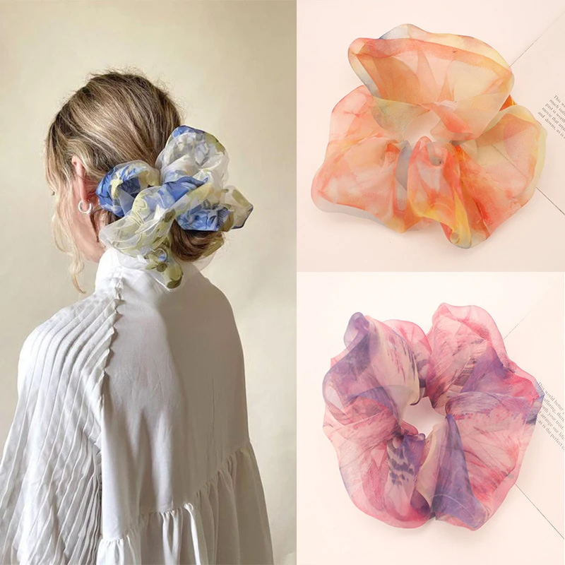 Chiffon Oversized Organza Tie-dyed Hair Scrunchies Lace Transparent Hair Rope Ponytail Holder Ins Fashion Hair Accessories
Chiffon Oversized Organza Tie-dyed Hair Scrunchies Lace Transparent Hair Rope Ponytail Holder Ins Fashion Hair Accessories