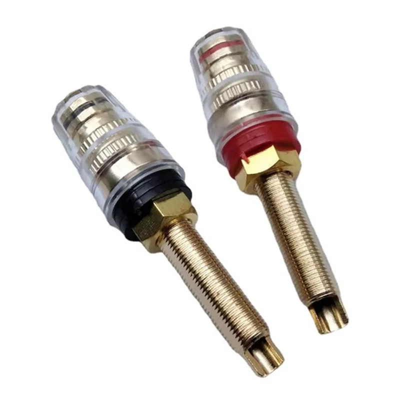 2pcs/1pairs Crystal transparent all-copper gold-plated 65mm audio terminal large 520 lengthened 4mm banana head socket M
2pcs/1pairs Crystal transparent all-copper gold-plated 65mm audio terminal large 520 lengthened 4mm banana head socket M