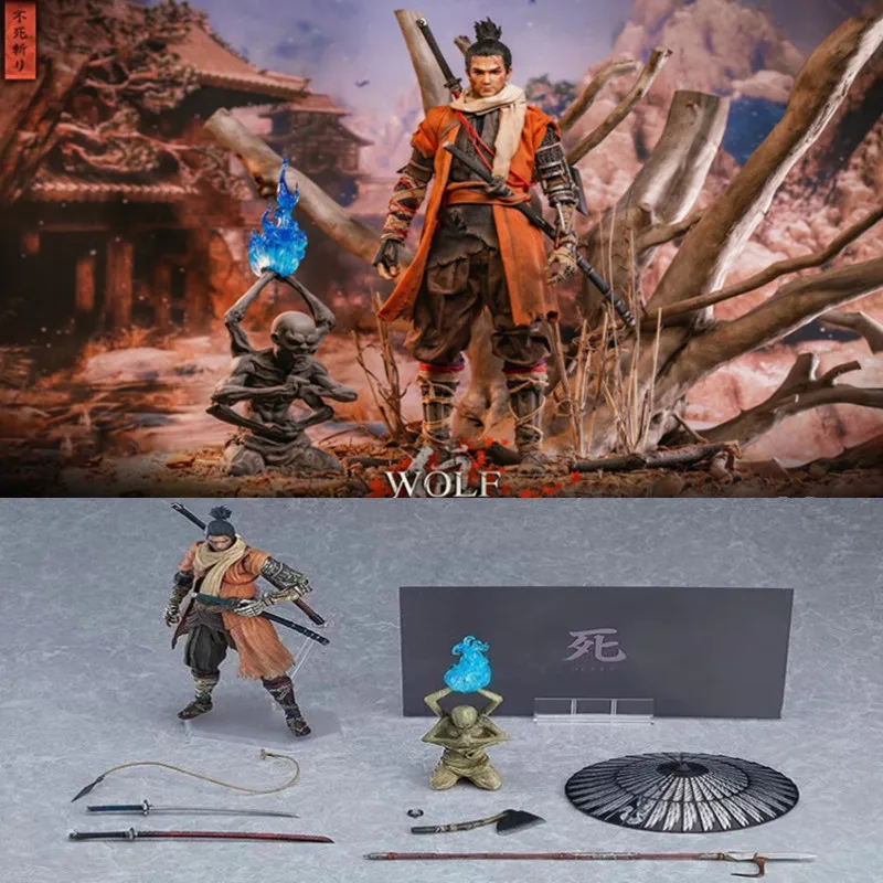 

Game SEKIRO: SHADOWS DIE TWICE Figure Sekiro Figurine Anime Figma #483 DX Action Figure Collection Model Doll Toy Gift For Kid
