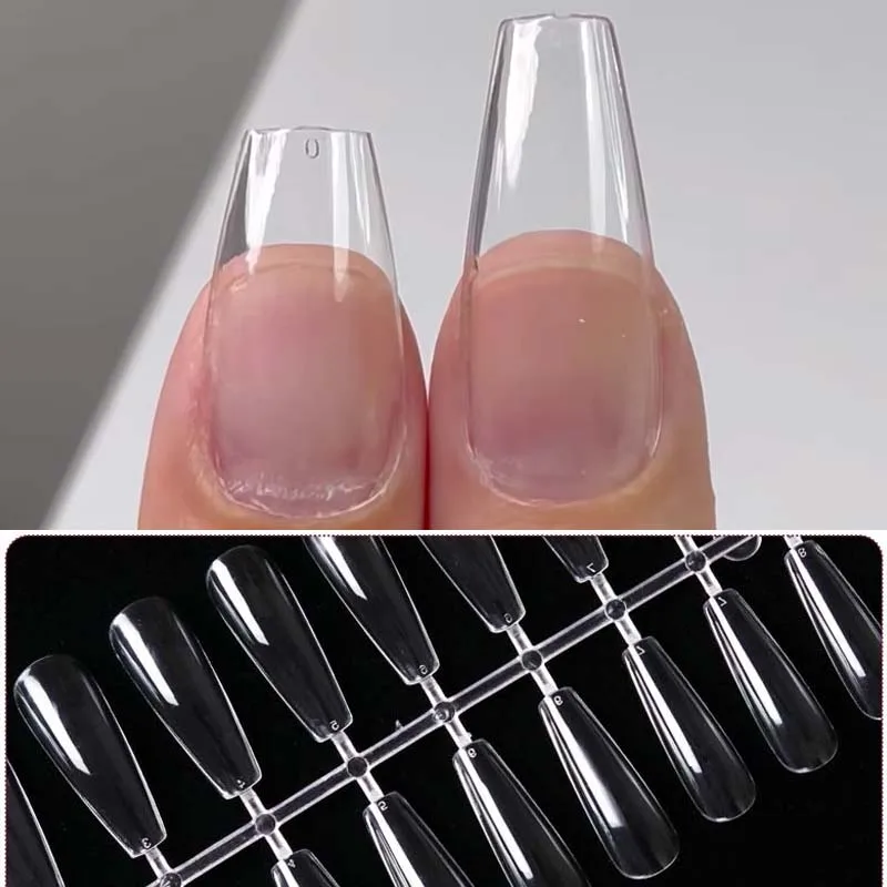 240Pc Clear Soft Gel Nail Tips Long Coffin False Nail Extension Systerm Full Cover French Ballerina Fake Nails Press on Manicure
240Pc Clear Soft Gel Nail Tips Long Coffin False Nail Extension Systerm Full Cover French Ballerina Fake Nails Press on Manicure