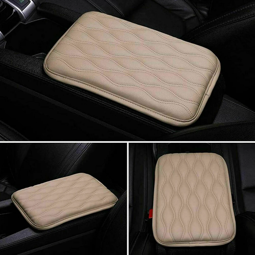 29.4*20.8cm Car PU Leather Armrest Cushion Cover Car Center Console Seat Pad Beige Box Car Armrest Mat Pad
29.4*20.8cm Car PU Leather Armrest Cushion Cover Car Center Console Seat Pad Beige Box Car Armrest Mat Pad