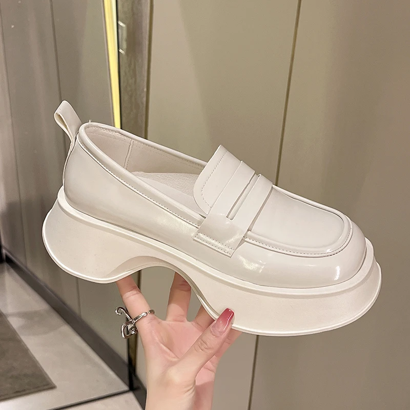 Womens Loafers Shoes Oxfords Clogs Platform All-Match Round Toe British Style Shallow Mouth Female Footwear Casual Sneaker Slip-
Womens Loafers Shoes Oxfords Clogs Platform All-Match Round Toe British Style Shallow Mouth Female Footwear Casual Sneaker Slip-