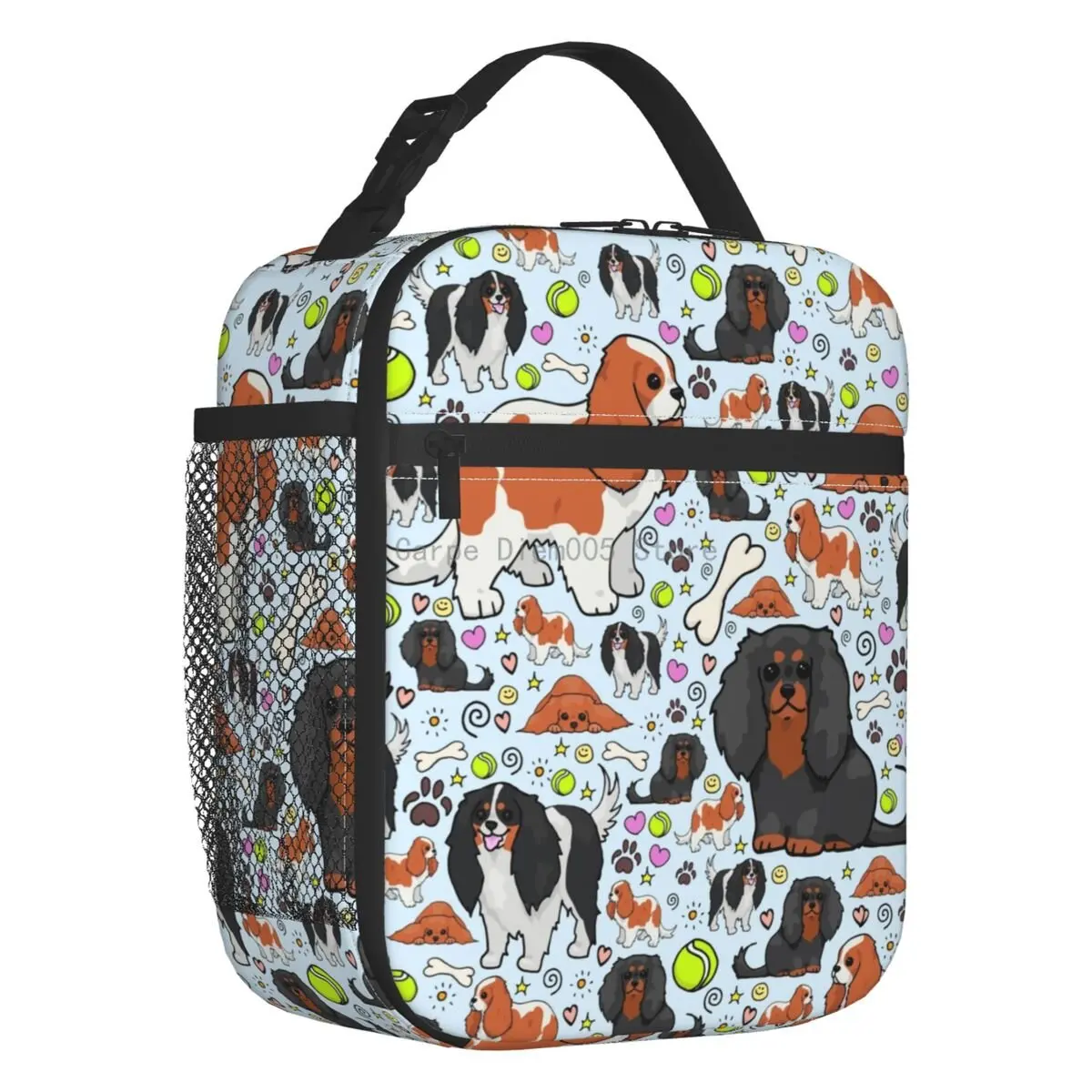 Cavalier King Charles Spaniel Thermal Insulated Lunch Bag Dog Lovers Resuable Lunch Container for School Multifunction Food Box
Cavalier King Charles Spaniel Thermal Insulated Lunch Bag Dog Lovers Resuable Lunch Container for School Multifunction Food Box