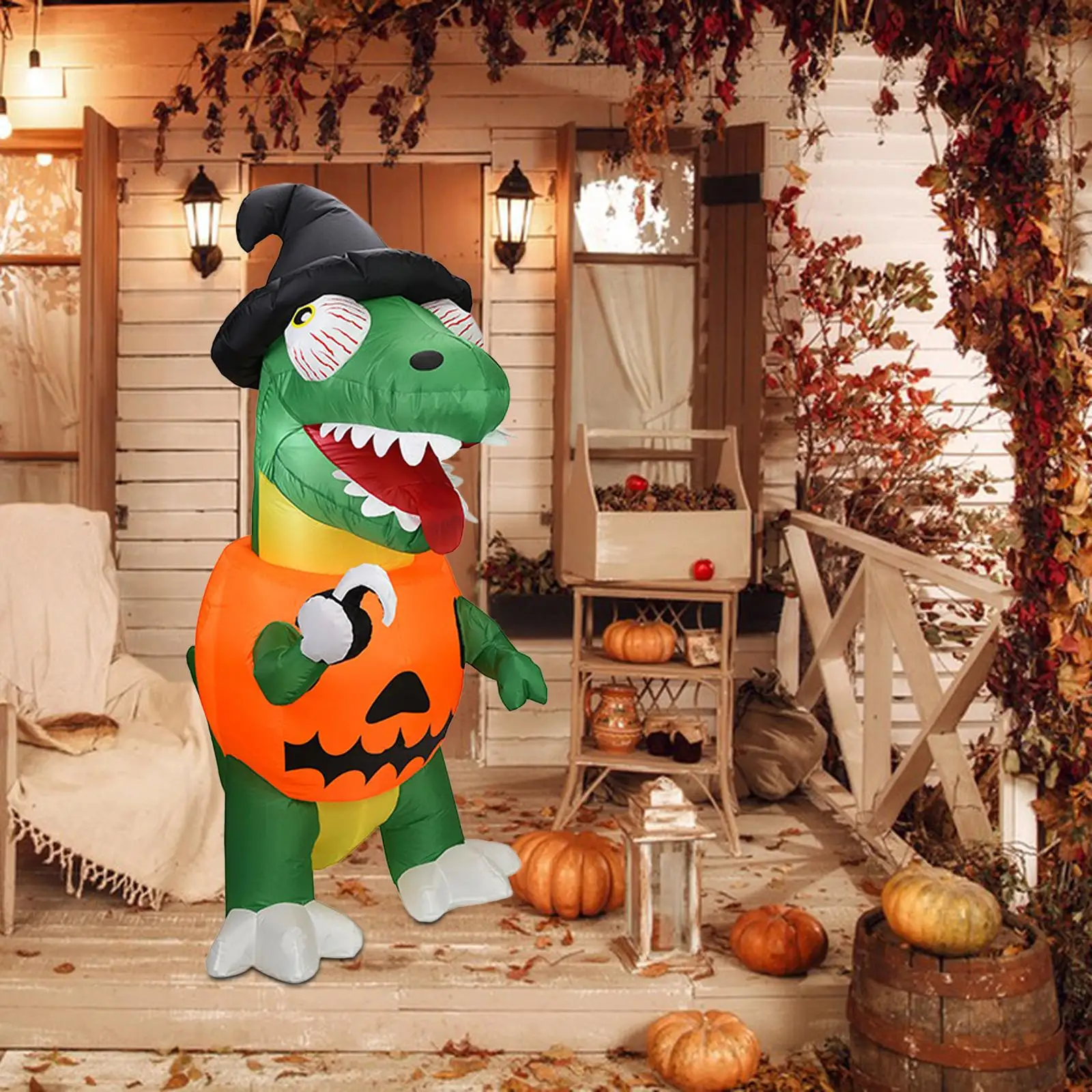 Halloween Inflatable Dinosaur Lighted Inflatable for Backyard Supplies Decoration
Halloween Inflatable Dinosaur Lighted Inflatable for Backyard Supplies Decoration
