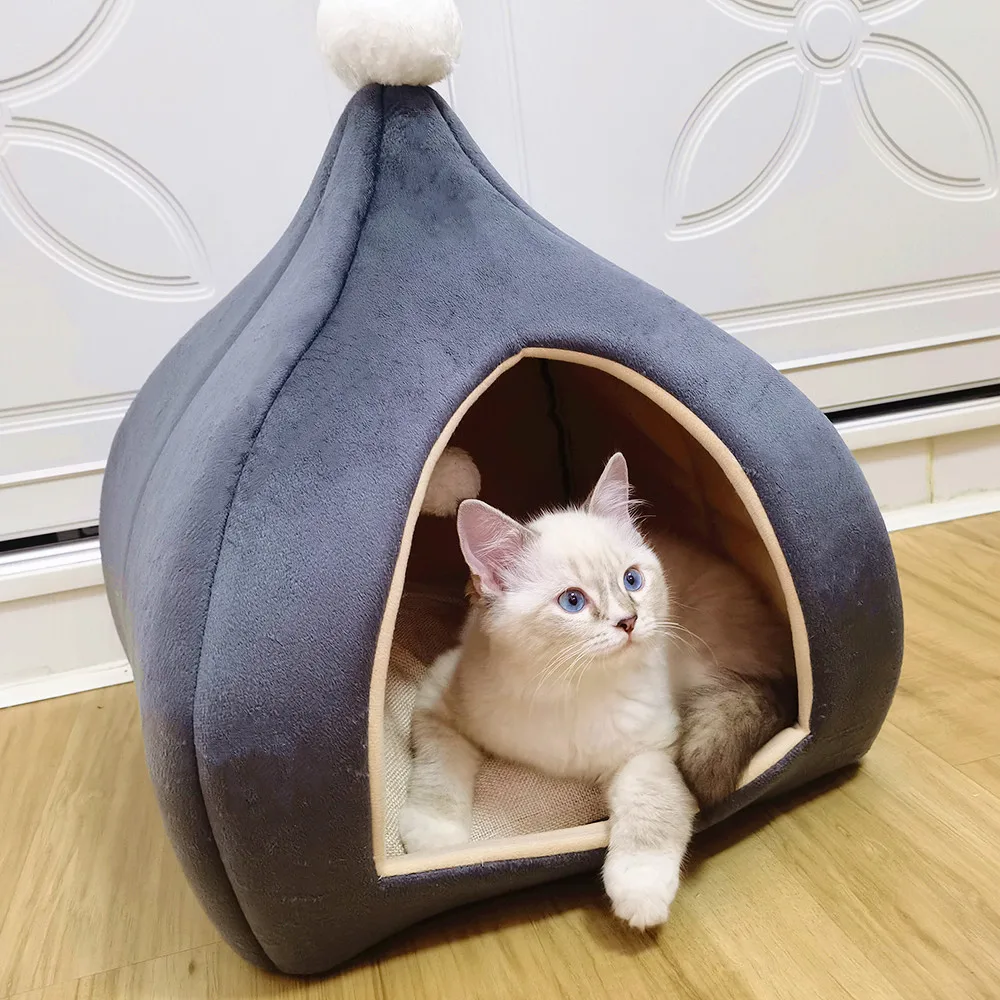 Fashion Half Closed Cat House Bed Soft for Small Medium Dogs Functional Cozy Pet Sleeping Basket Nest Kennel Kitten Accessories
Fashion Half Closed Cat House Bed Soft for Small Medium Dogs Functional Cozy Pet Sleeping Basket Nest Kennel Kitten Accessories