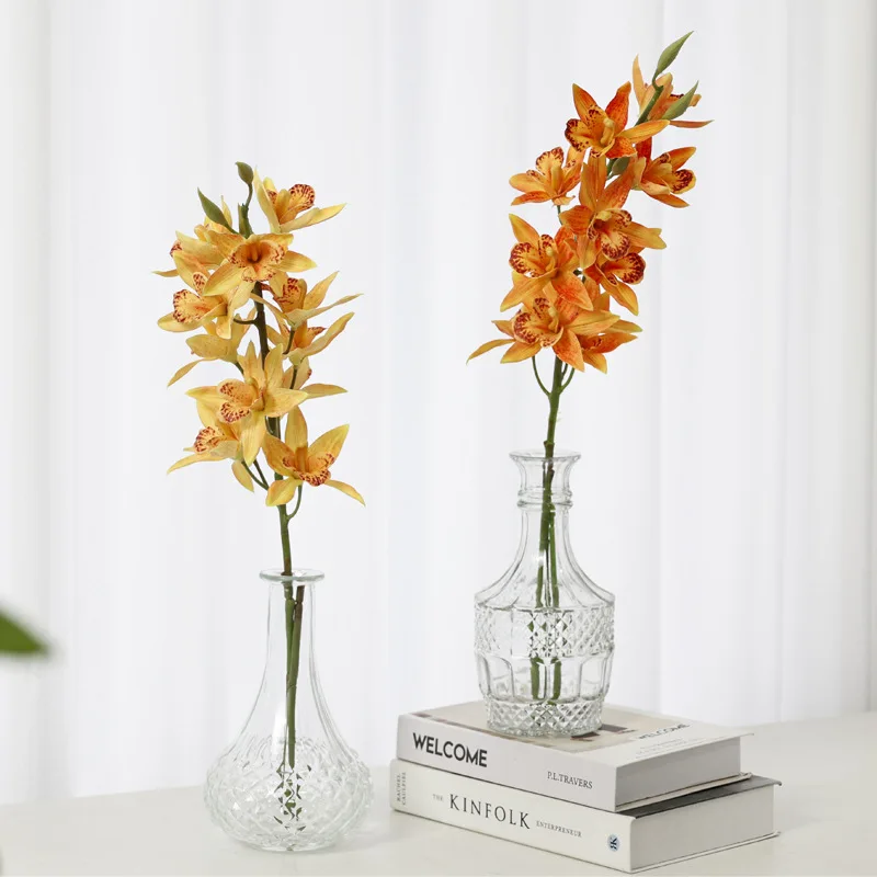 Simulation Orchid Flower Branch Artificial Delphinium Flower Christmas Party Decor Phalaenopsis Fake Flowers For Stage Decor
Simulation Orchid Flower Branch Artificial Delphinium Flower Christmas Party Decor Phalaenopsis Fake Flowers For Stage Decor