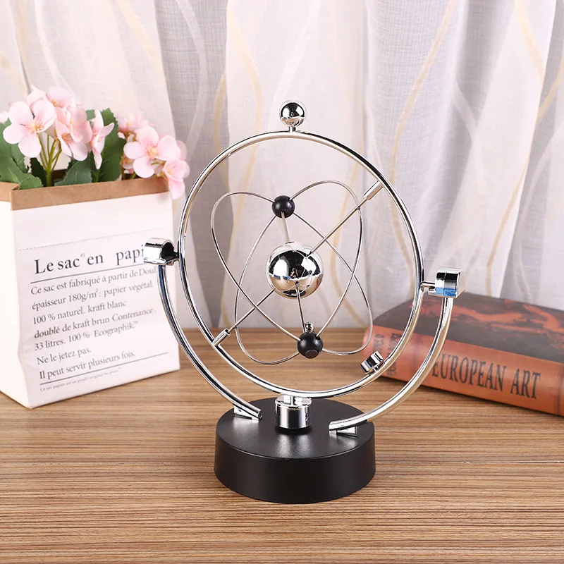 Newton Pendulum Ball Balance Ball Rotating Perpetual Motion Physical Ornament Tumbler Craft Home Decoration Desktop Toy Gift
Newton Pendulum Ball Balance Ball Rotating Perpetual Motion Physical Ornament Tumbler Craft Home Decoration Desktop Toy Gift
