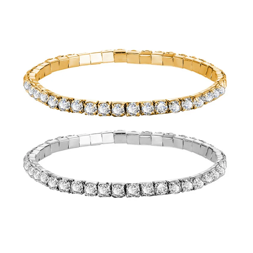 New Fashion Elasticity Crystal Single Row Rhinestones Bracelets For Women Elasticity Wedding Bridal Gift Party Jewelry
New Fashion Elasticity Crystal Single Row Rhinestones Bracelets For Women Elasticity Wedding Bridal Gift Party Jewelry