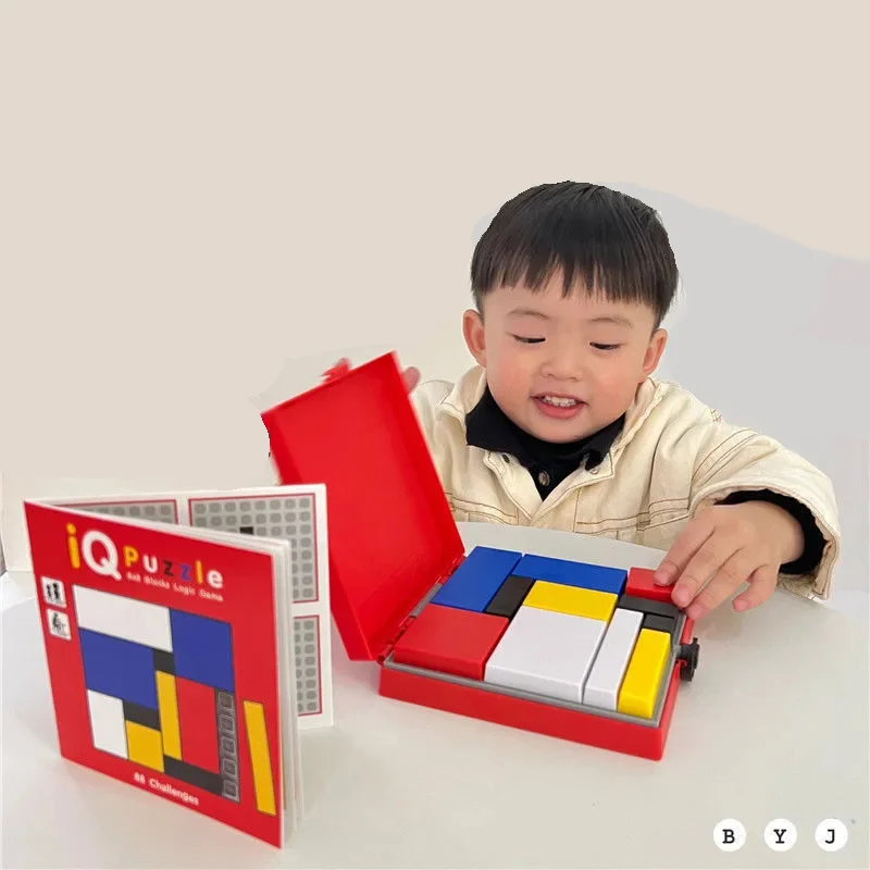 Challenges IQ Puzzle Building Block Cognitive Skills Brain Training Board Game Mondrian Blocks Educational Toys for Kids
Challenges IQ Puzzle Building Block Cognitive Skills Brain Training Board Game Mondrian Blocks Educational Toys for Kids
