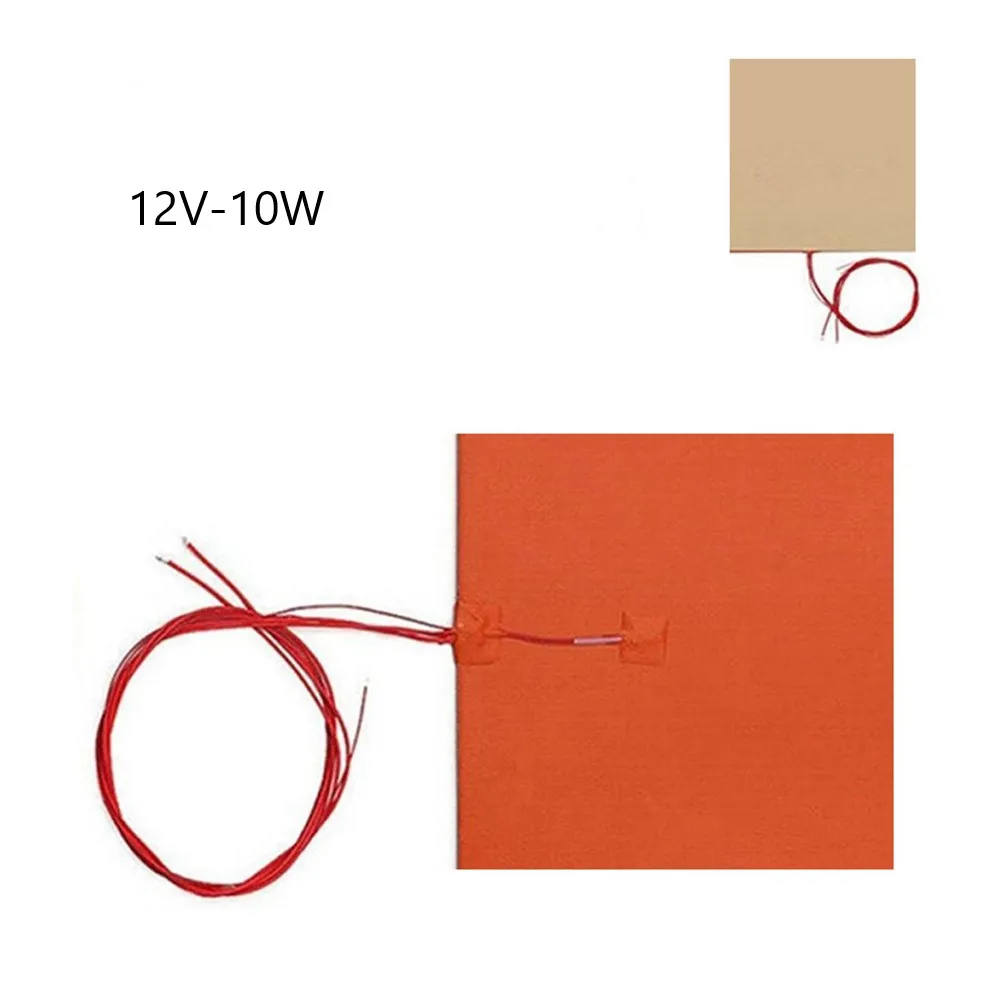 50*50mm 12V 10W Silicone Heater Mat Pad Flexible Waterproof Rubber Heating Mat For Printer Heated Bed Heating Warming Accessorie
50*50mm 12V 10W Silicone Heater Mat Pad Flexible Waterproof Rubber Heating Mat For Printer Heated Bed Heating Warming Accessorie