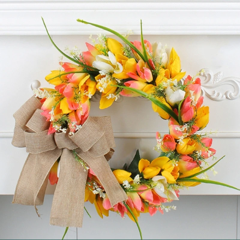 Large Porch Pendant Artificial Flower Big Bowknot Wreath Holiday Party Ornaments
Large Porch Pendant Artificial Flower Big Bowknot Wreath Holiday Party Ornaments