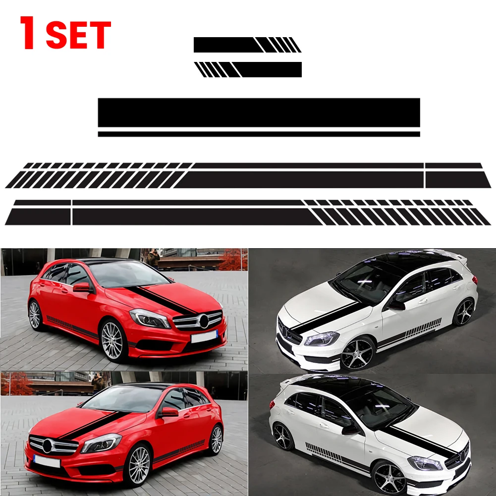 5 PCS Waterproof Car Stickers Car Hood Stripe Pattern Auto Decals Side Door Sticker Body Vehicle Sticker Decoration Accessories
5 PCS Waterproof Car Stickers Car Hood Stripe Pattern Auto Decals Side Door Sticker Body Vehicle Sticker Decoration Accessories