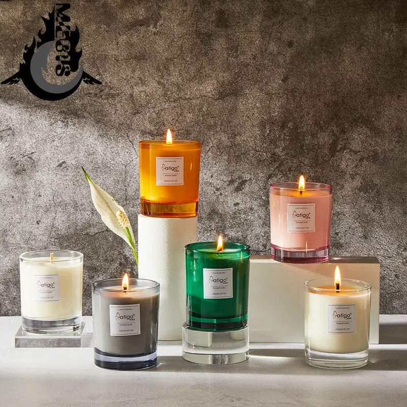 Gift Luxury Scented Candle Colored Glass Candle Jar For Candlelight Dinner Best Gift Valentine's Day Fragance Candle
Gift Luxury Scented Candle Colored Glass Candle Jar For Candlelight Dinner Best Gift Valentine's Day Fragance Candle