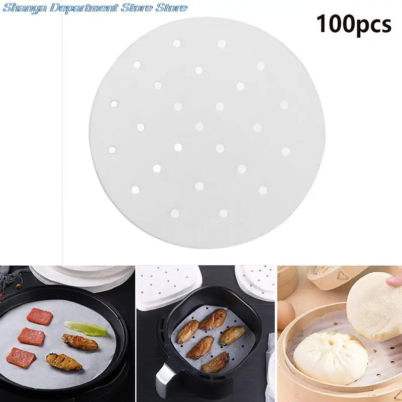 100pcs Special Paper Pad For Air Fryer With Holes Baking Meat Paper Blotting Paper Round Oven Baking Tray Baking Silicone Oil
100pcs Special Paper Pad For Air Fryer With Holes Baking Meat Paper Blotting Paper Round Oven Baking Tray Baking Silicone Oil