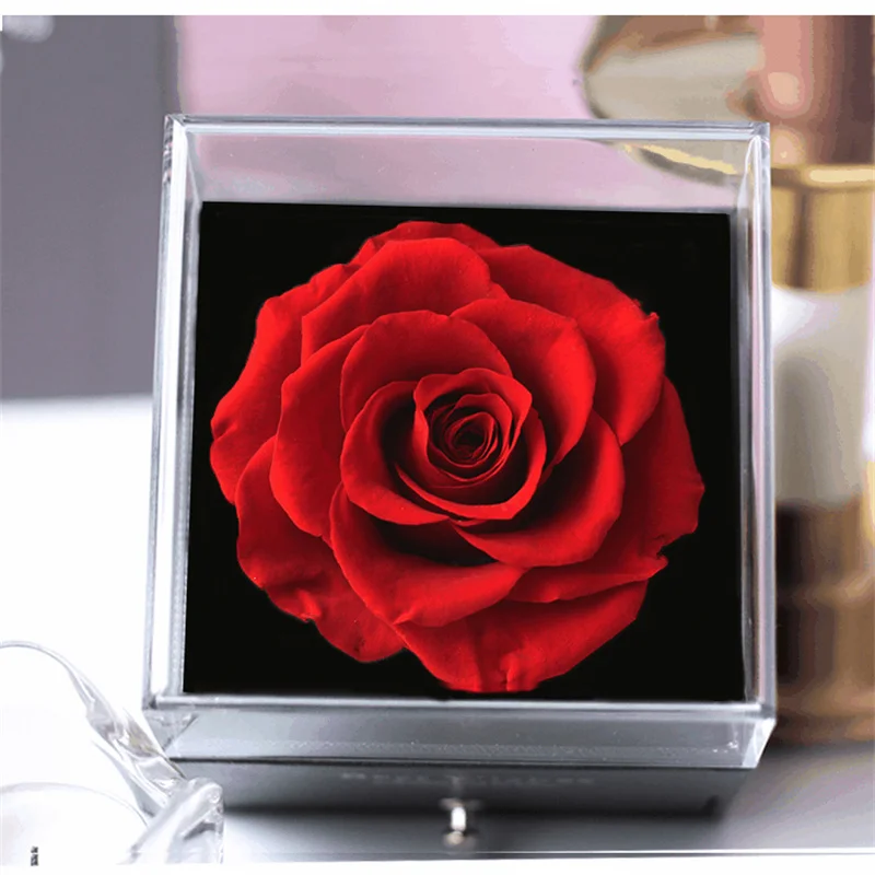 Natural Eternal Colorful Rose Jewelry Box Necklace Preserved Flowers Proposal Ring Case Wedding Gifts For Her Mothers Day
Natural Eternal Colorful Rose Jewelry Box Necklace Preserved Flowers Proposal Ring Case Wedding Gifts For Her Mothers Day