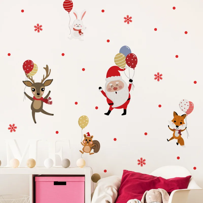 Fawn Snowflake Wall Stickers Cute Rabbit Cartoon Wall Decor Children's Room Decorative Wall Decoration Self-adhesive Wall Paper
Fawn Snowflake Wall Stickers Cute Rabbit Cartoon Wall Decor Children's Room Decorative Wall Decoration Self-adhesive Wall Paper