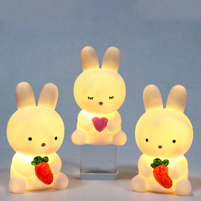 Cute Rabbit Lamp Baby Led Night Light Star White Bear Dinosaur Mood Lights Children Kids Gift Glow Toy Bedroom Decor Night Lamps
Cute Rabbit Lamp Baby Led Night Light Star White Bear Dinosaur Mood Lights Children Kids Gift Glow Toy Bedroom Decor Night Lamps
