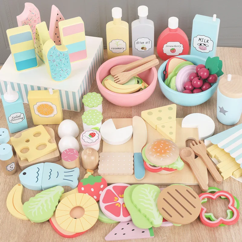 Children Simulation Play House Toy Vegetable Fruit Salad French Fries Burger Popsicle Breakfast Combination Set Early Education
Children Simulation Play House Toy Vegetable Fruit Salad French Fries Burger Popsicle Breakfast Combination Set Early Education