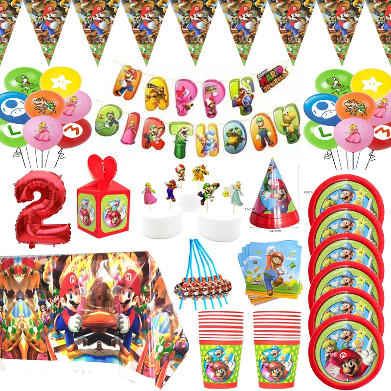 Super Bros Birthday Party Decorations Balloons For Kids Bros Party Supplies Paper Napkins Plate Hat Gifts Baby Shower Tablecloth
Super Bros Birthday Party Decorations Balloons For Kids Bros Party Supplies Paper Napkins Plate Hat Gifts Baby Shower Tablecloth