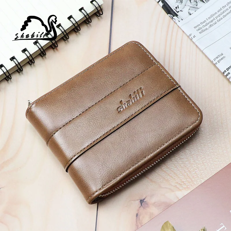Casual Men Wallets Leather Short Coin Purse Hasp Design Wallet Vintage Clutch Wallets Male Carteiras
Casual Men Wallets Leather Short Coin Purse Hasp Design Wallet Vintage Clutch Wallets Male Carteiras