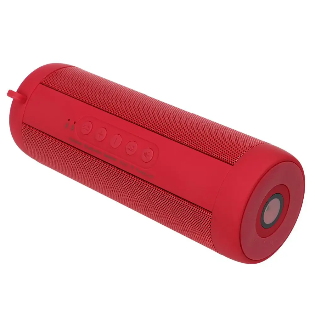 T2 Cylindrical Speaker Bluetooth-compatible Waterproof Wireless Loudspeaker Outdoor Sport Bicycle Audio Support TF Card FM Radio
T2 Cylindrical Speaker Bluetooth-compatible Waterproof Wireless Loudspeaker Outdoor Sport Bicycle Audio Support TF Card FM Radio