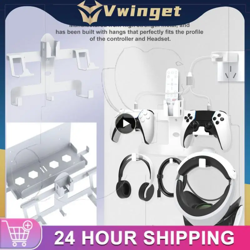 

Multifunctional Storage Bracket For Ps5 Type-c Interface For Psvr 2 Headset Controller Display Stand Convenient Light For Gamers