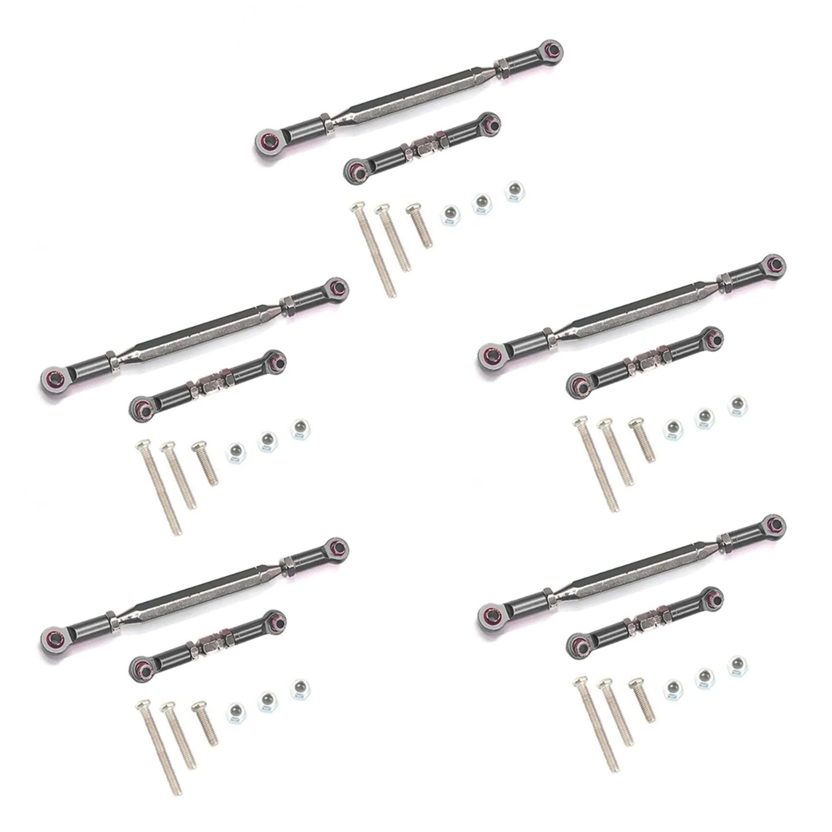 5X Metal Adjustable Steering Linkage Servo Link Pull Rod Turnbuckle For MN D90 D99 MN-90 FJ-45 1/12 RC Car Crawler,Grey
5X Metal Adjustable Steering Linkage Servo Link Pull Rod Turnbuckle For MN D90 D99 MN-90 FJ-45 1/12 RC Car Crawler,Grey