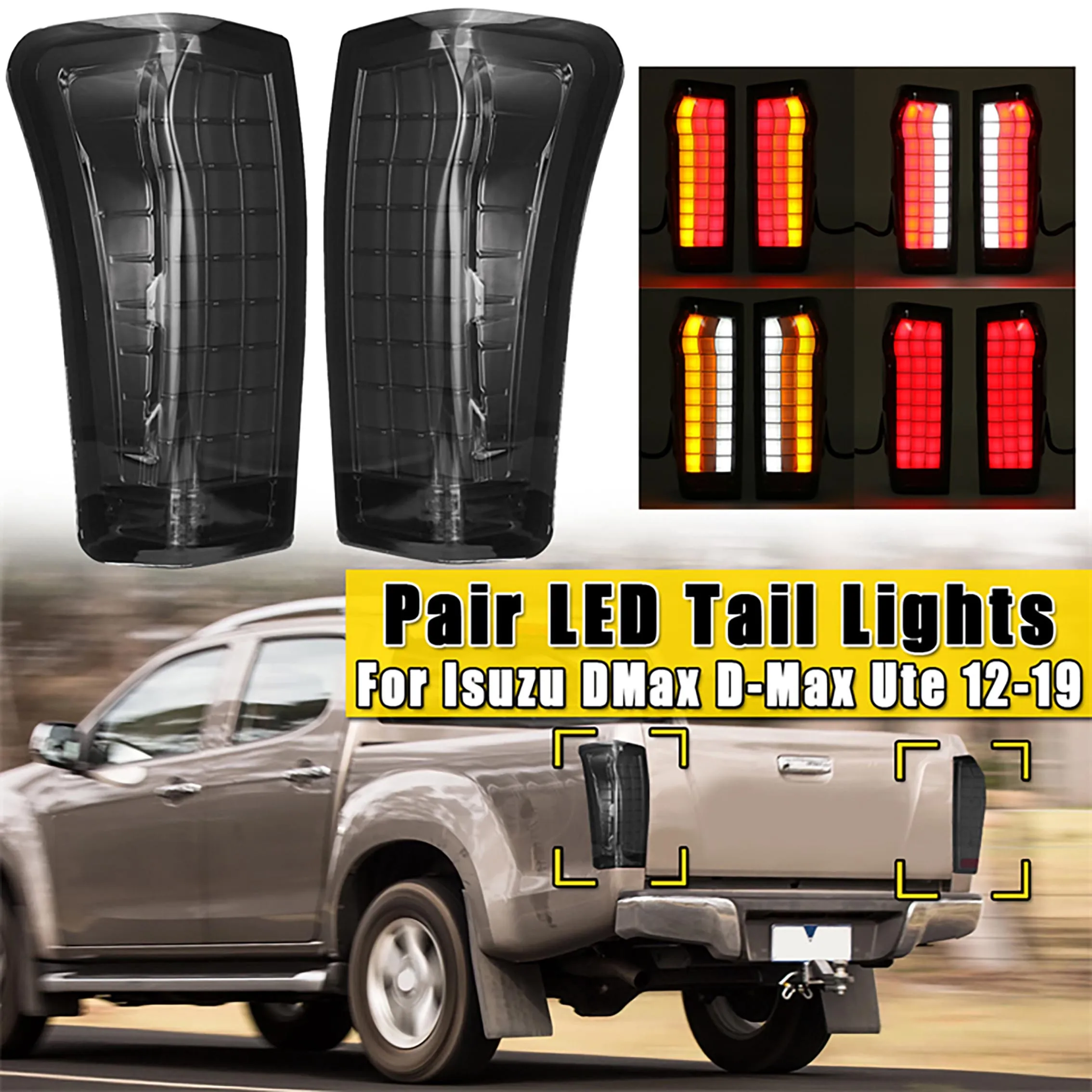 Car Rear Lamp LED Tail Light For Isuzu DMax D-Max 2012 2013 2014 2015 2016 2017 2018 2019 Stop Brake Lamp Car Accessories
Car Rear Lamp LED Tail Light For Isuzu DMax D-Max 2012 2013 2014 2015 2016 2017 2018 2019 Stop Brake Lamp Car Accessories