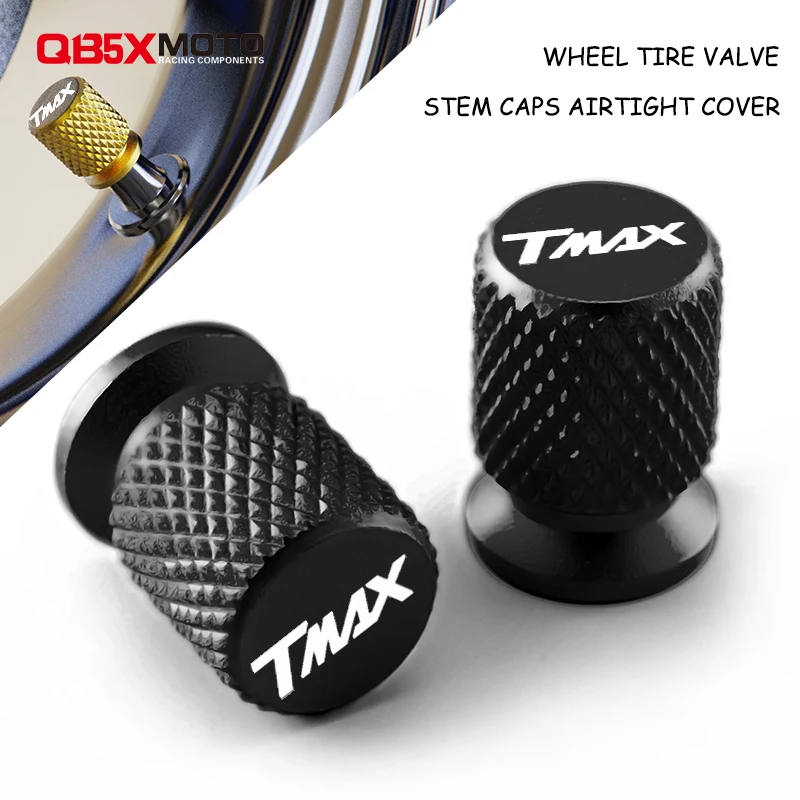 

one Pair Motorcycle Aluminum Wheel Tire Valve caps For YAMAHA TMAX 530 SX/DX T-MAX TMAX 500 530 560 Tech Max 2019 2020 all year