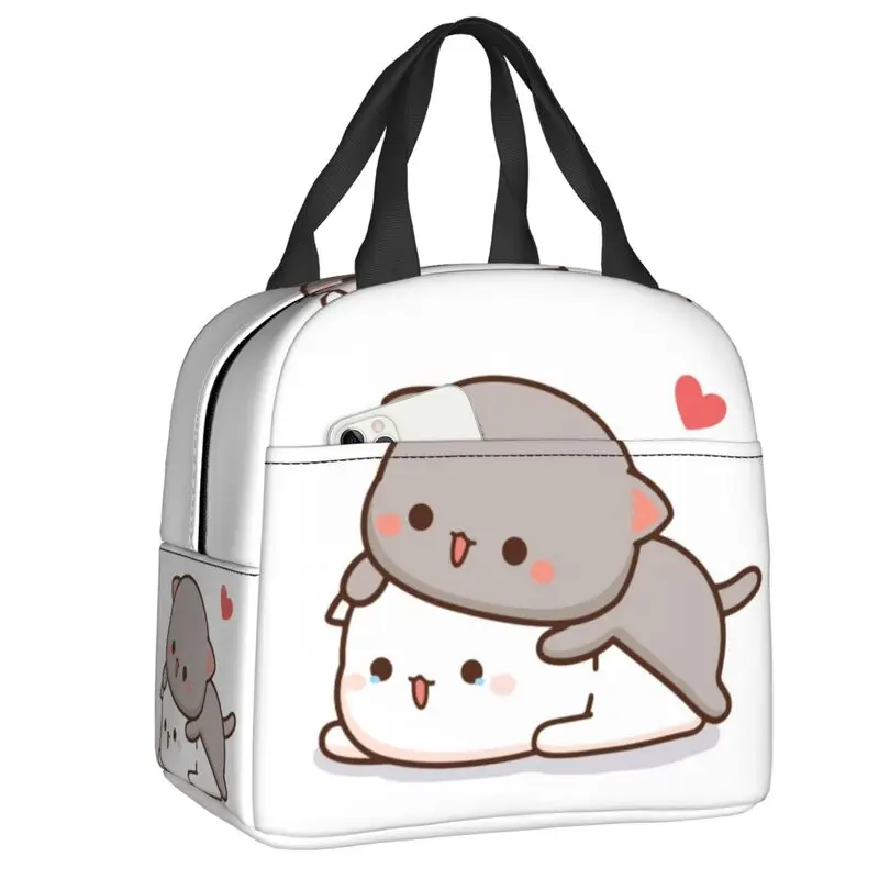 Peach And Goma Mochi Cat Tears Insulated Lunch Bag for Women Waterproof Thermal Cooler Lunch Tote Office Picnic Travel
Peach And Goma Mochi Cat Tears Insulated Lunch Bag for Women Waterproof Thermal Cooler Lunch Tote Office Picnic Travel
