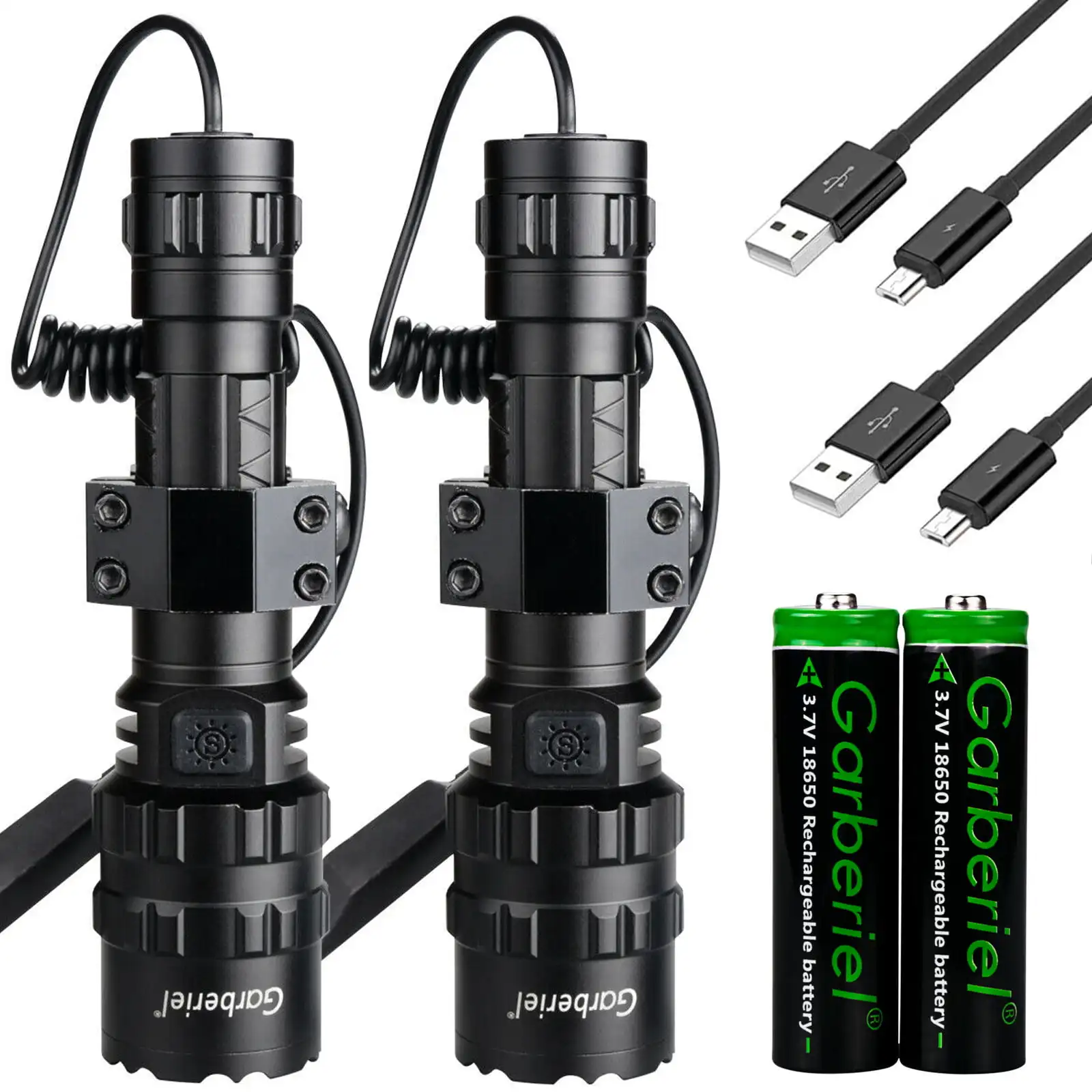 6000 Lumens LED Flashlight Tactical Gear Waterproof Torch light with Battery (2Pack)
6000 Lumens LED Flashlight Tactical Gear Waterproof Torch light with Battery (2Pack)