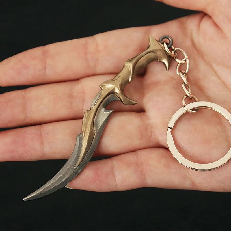 9cm Valorant Melee Reaver Model Keychain for Men Game Peripheral Forsaken Ritual Blade Pendant Key Ring Fans Cos Jewelry Gifts
9cm Valorant Melee Reaver Model Keychain for Men Game Peripheral Forsaken Ritual Blade Pendant Key Ring Fans Cos Jewelry Gifts