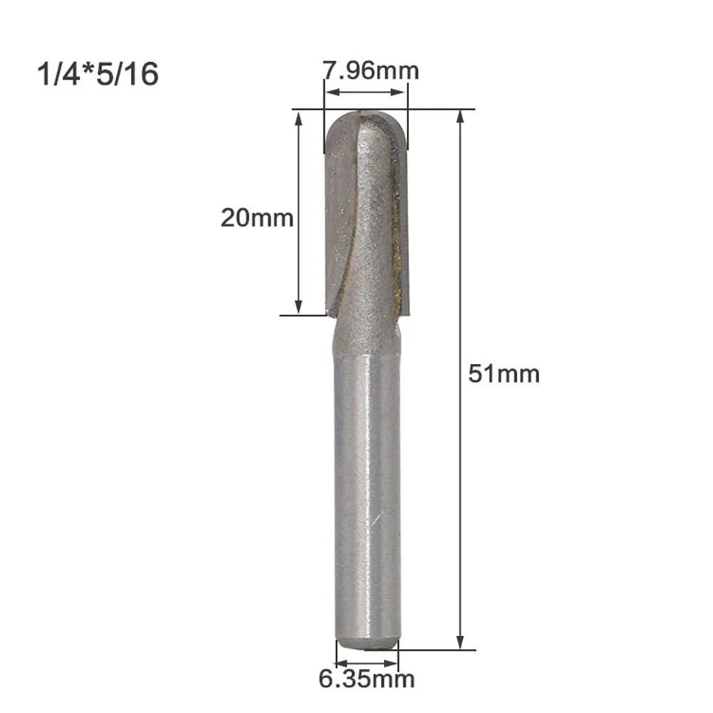 Splinter Free Shank Bit Router Bit 6.35mm Core Box Cutter Long Blade Long Reach Round Nose Shank Wood Router Bit
Splinter Free Shank Bit Router Bit 6.35mm Core Box Cutter Long Blade Long Reach Round Nose Shank Wood Router Bit