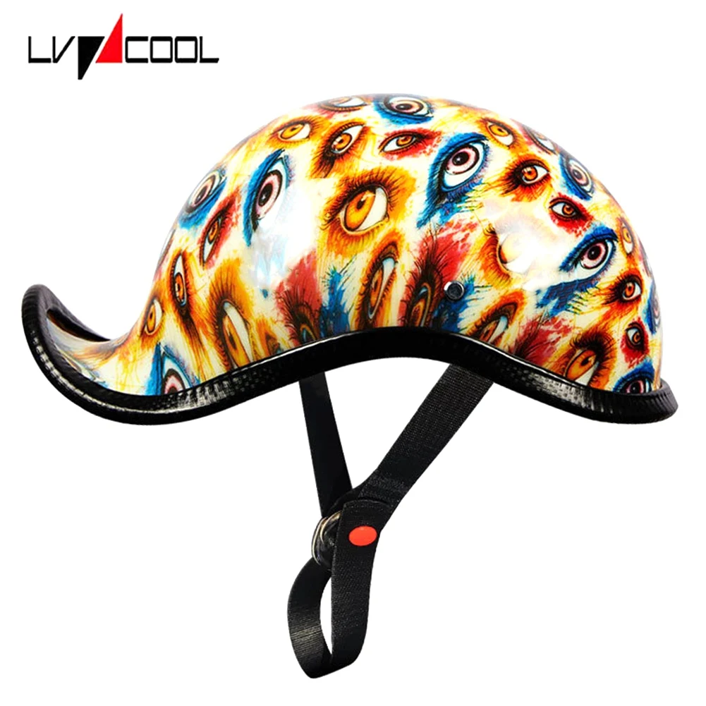LVCOOL Baseball Cap Helmet Motorcycle Retro Helmets Summer Open Face Scooter for Cruiser Chopper Women Men G Type-M
LVCOOL Baseball Cap Helmet Motorcycle Retro Helmets Summer Open Face Scooter for Cruiser Chopper Women Men G Type-M