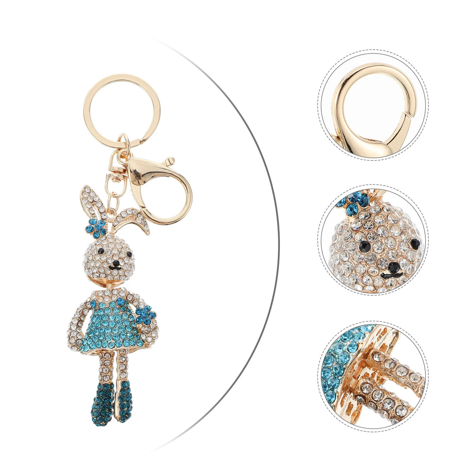 Rabbit Keychain Adorable Elaborate Charm Exquisite Suitcase Pendant Unique Car Portable
Rabbit Keychain Adorable Elaborate Charm Exquisite Suitcase Pendant Unique Car Portable