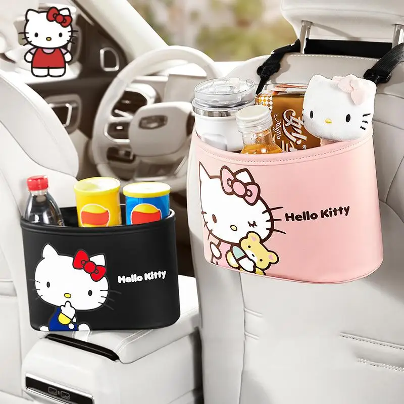Cute Sanrio Hello Kitty Car Seat Back Storage Bag Kawaii Cartoon Vehicle-Mounted Storage Box Hanging Bag Decoration Girls Gifts
Cute Sanrio Hello Kitty Car Seat Back Storage Bag Kawaii Cartoon Vehicle-Mounted Storage Box Hanging Bag Decoration Girls Gifts