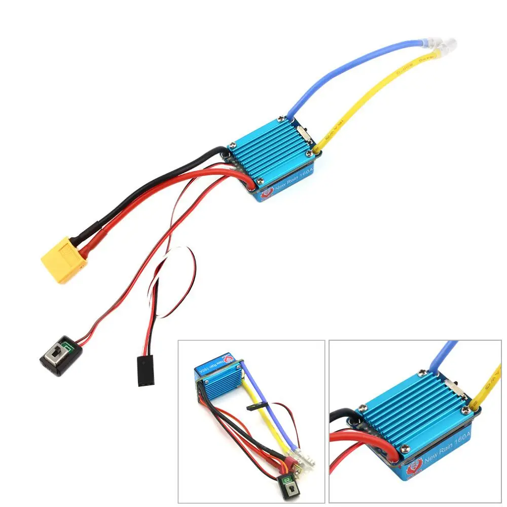 5V 1A BEC 160A 3S для 1/12 RC Car Truck Багги T-Plug/XT60-Plug ESC Матовый электронный контроллер скорости RC аксессуары
5V 1A BEC 160A 3S для 1/12 RC Car Truck Багги T-Plug/XT60-Plug ESC Матовый электронный контроллер скорости RC аксессуары