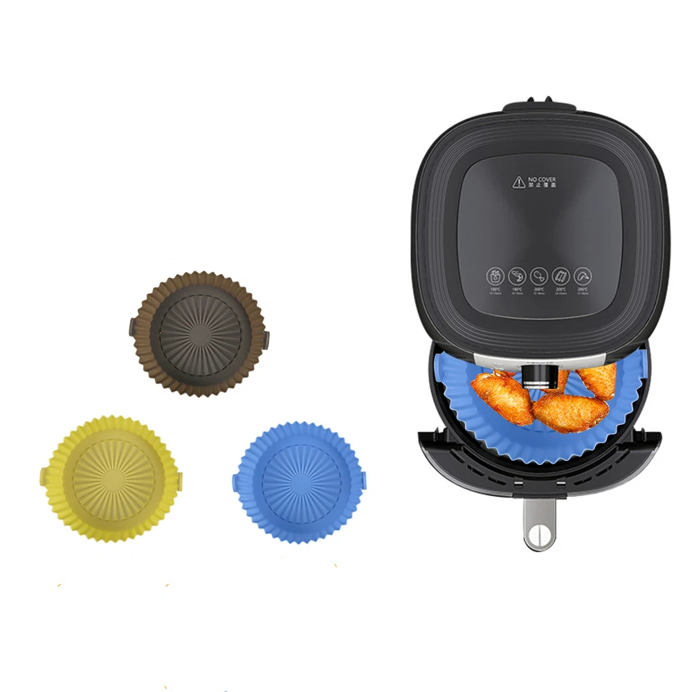 3Pcs/Set Kitchen Mat Air Fryer Silicone Pot Food Grade Reusable Round Microwave Grill Baking Pan DIY Home Airfryer Accessories
3Pcs/Set Kitchen Mat Air Fryer Silicone Pot Food Grade Reusable Round Microwave Grill Baking Pan DIY Home Airfryer Accessories