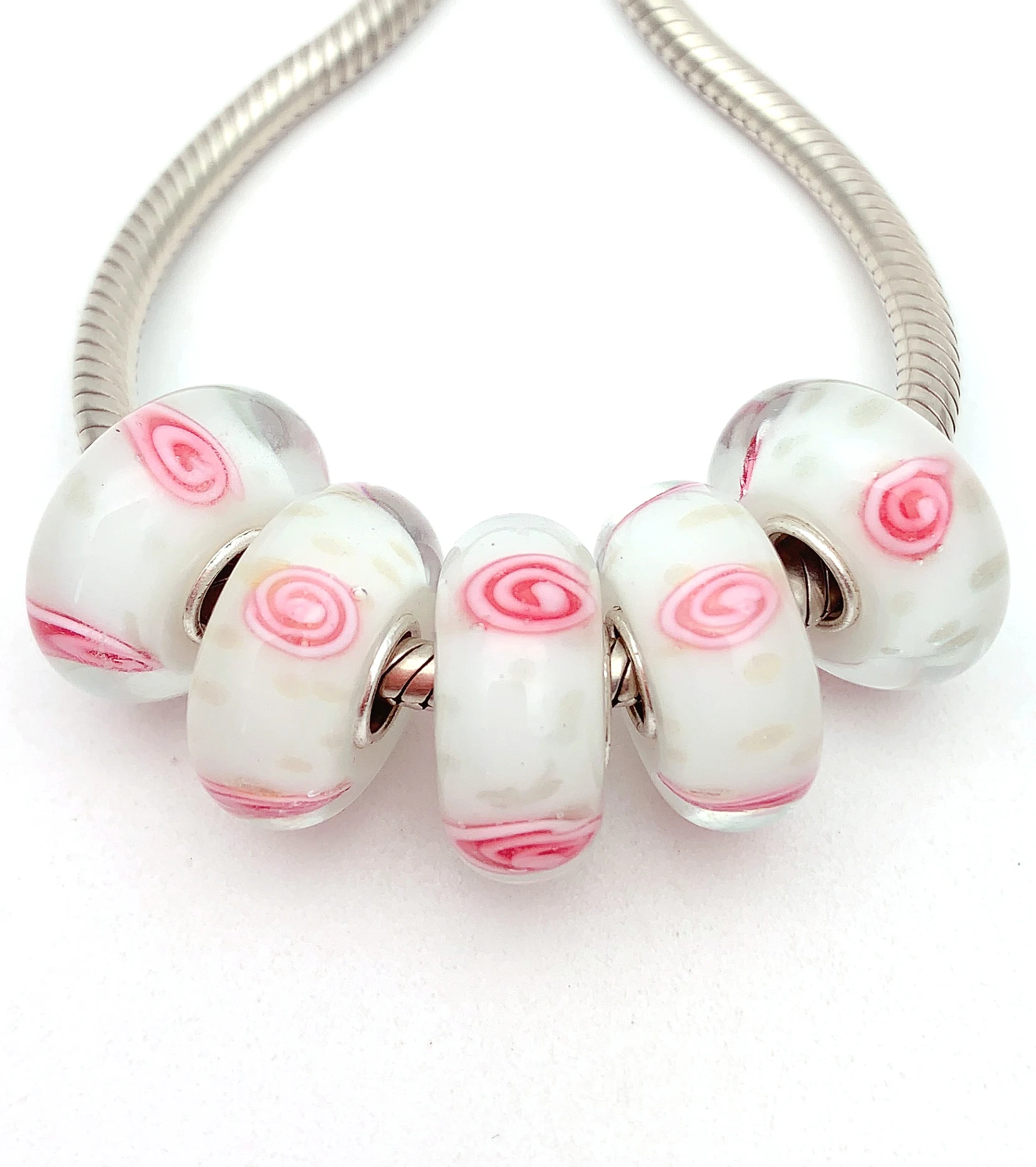 YG121 5X 100% Authenticity S925 Sterling Silver Beads Murano Glassbeads beads Fit European Charms Bracelet diy jewelry Lampwork
YG121 5X 100% Authenticity S925 Sterling Silver Beads Murano Glassbeads beads Fit European Charms Bracelet diy jewelry Lampwork