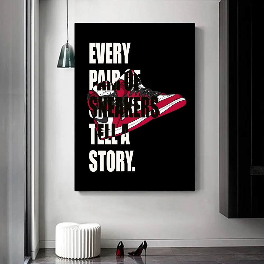 Modern Sneakers Prints On Canvas Painting Fashion Sports Shoe Poster Motivational Quotes Cuadros Wall Art Picture For Home Decor 
Modern Sneakers Prints On Canvas Painting Fashion Sports Shoe Poster Motivational Quotes Cuadros Wall Art Picture For Home Decor